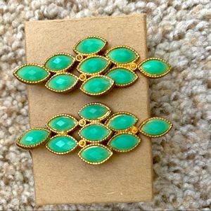 Pretty mint earrings